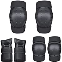 CXBHB Conjunto de Protector de Rodilla para Adulto Protector de patín de Bicicleta Patín de Patinaje sobre Ruedas Equipo…